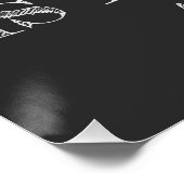 ベアーズマイスピリットアニマルおもしろい引用文チョークデザイン ポスター (コーナー)