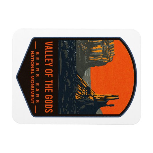 ベアーズ国定記念碑 マグネット (横)