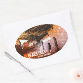 ベアーズ国定記念碑 楕円形シール (封筒)