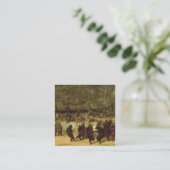 ベアーダンス絵画ズ – ウィリアム・ホルブルック・ヒゲ スクエア名刺 (スタンド正面)