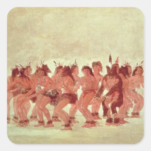 ベアーダンス スクエアシール (正面)