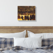 ベアーダンス、1870年ウィリアム・ホルブルック・ヒゲ キャンバスプリント (インサイチュ (寝室))