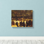 ベアーダンス、1870年ウィリアム・ホルブルック・ヒゲ キャンバスプリント (インサイチュ (ウッドフロア))