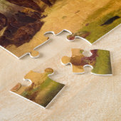 ベアーダンス、1870年ウィリアム・ホルブルック・ヒゲ ジグソーパズル (側面)