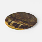 ベアーダンス、1870年ウィリアム・ホルブルック・ヒゲ ペーパープレート (アングル)