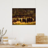 ベアーダンス、1870年ウィリアム・ホルブルック・ヒゲ ポスター (キッチン)