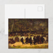 ベアーダンス、1870年ウィリアム・ホルブルック・ヒゲ ポストカード (正面/裏面)