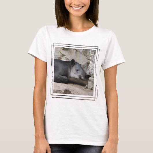 ベアードのバクの女性のTシャツ Tシャツ (正面)