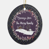 ベアードウェザーズオリジナルスコットランドタータンチェック セラミックオーナメント (左)