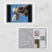 ベアードベーカー銀行トレーディングカード:クマ国旗 コーリングカード (正面/裏面)