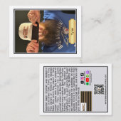 ベアードベーカー銀行トレーディングカード:タイラー帽子 コーリングカード (正面/裏面)