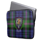 ベアード スコットランド クラン タルタンとクレスト ラップトップスリーブ (正面左)