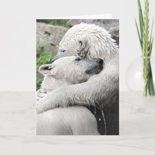 ベアーハグ友情 カード (正面)