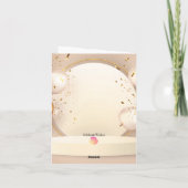 ベアーハグ誕生日カード サンキューカード (裏面)