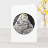 ベアーハグ カード (黄色い花)