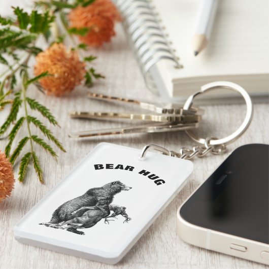 ベアーハグ キーホルダー (正面右)