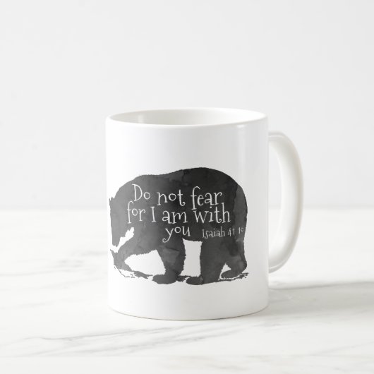 ベアーバイブル41-10イザヤ恐れてはいけない コーヒーマグカップ (正面右)