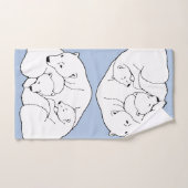 ベアーバスタオルカスタムセット付きベアーカブタオル バスタオルセット (ハンドタオル)