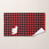 ベアーバッファローチェック柄バスタオルセット バスタオルセット (ハンドタオル)