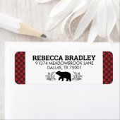 ベアーバッファロープレイドランバージャック住所 シール (インサイチュ)