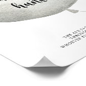 ベアーバルーンおしゃぶり狩りベビーシャワーゲームポスター ポスター (角)