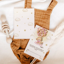 ベアーバルーンおむつラッフルボホピンク