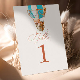 ベアーバルーンのテーブル番号