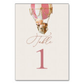 ベアーバルーンのテーブル番号 テーブルナンバー (裏面)