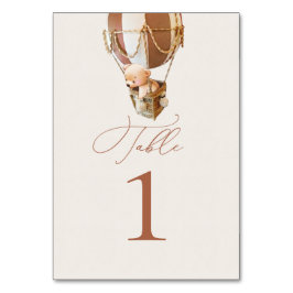 ベアーバルーンのテーブル番号 テーブルナンバー