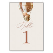 ベアーバルーンのテーブル番号 テーブルナンバー (裏面)