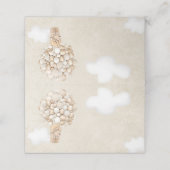 ベアーバルーンは赤ちゃんシャワーを待つ プレイスカード (外部開封)