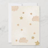 ベアーバルーンは赤ちゃんシャワーを待つ 招待状 (裏面)