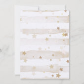 ベアーバルーンは赤ちゃんシャワーを待つ 招待状 (裏面)