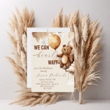 ベアーバルーンは赤ちゃんシャワーを待つ