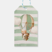 ベアーバルーンクラウドベビーシャワーギフトラベル ギフトタグ (裏面)