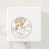 ベアーバルーンニュートラル赤ちゃんシャワー準備ポップ・アートの完了 フェイバータグ (インサイチュ)