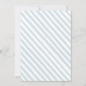 ベアーバルーンボーイ赤ちゃんシャワー招待招待状 招待状 (裏面)