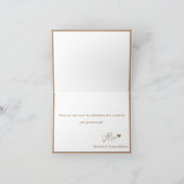 ベアーバルーンモダンベビ男女兼用ーシャワー サンキューカード (内部)