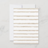 ベアーバルーンモダンベビ男女兼用ーシャワー サンキューカード (裏面)