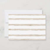 ベアーバルーンモダンベビ男女兼用ーシャワー サンキューカード (裏面)