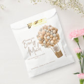 ベアーバルーンモダンベビ男女兼用ーシャワー フェイバーバッグ (封をした状態)