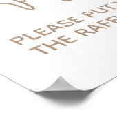 ベアーバルーンモダンベビ男女兼用ーシャワー ポスター (角)