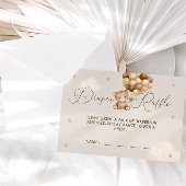 ベアーバルーン中立ベビーシャワーブックベビー エンクロージャーカード