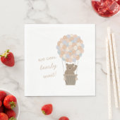 ベアーバルーン男女兼用ベビーシャワーへようこそ スタンダードランチョンナプキン (インサイチュ)