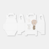 ベアーバルーン男女兼用ベビーシャワーへようこそ フェイバーボックス (折り畳みなし)