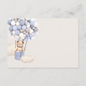 ベアーバルーン空白のエンクロージャカード エンクロージャーカード (裏面)