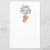 ベアーバルーン赤ちゃんシャワーゲームベビー予測 (裏面)