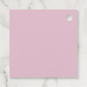 ベアーバルーンPastelパープルベビーシャワーありがとう フェイバータグ (裏面)