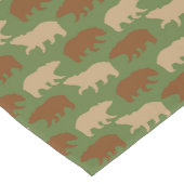 ベアーパターンキャビン ショートテーブルランナー (コーナー)