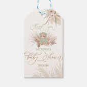 ベアーパンパスベビーシャワーありがとう ギフトタグ (正面)